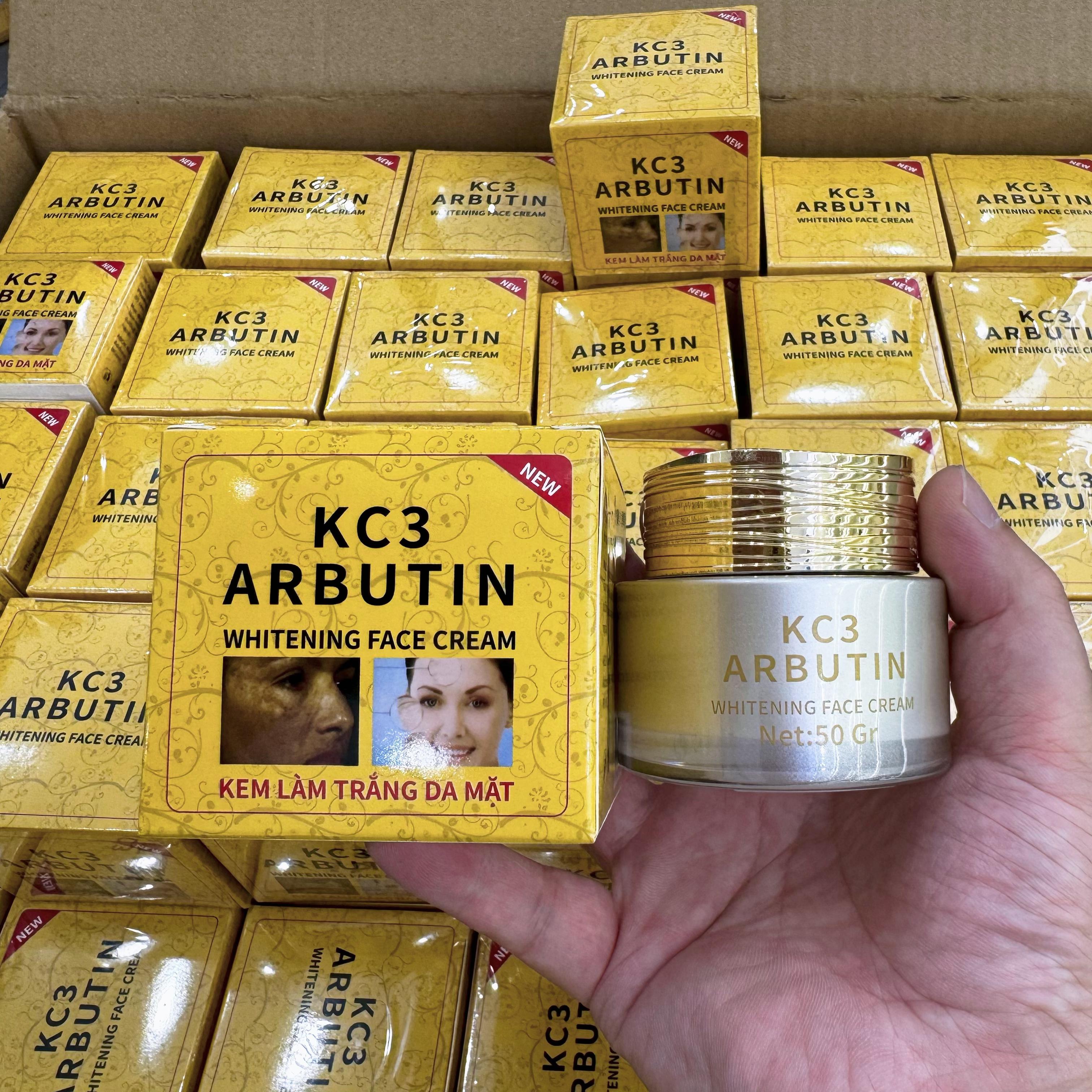 KC3 Abutine Whitening Face cream, moisturizing,whitening, brightening, lightening melanin Authenticityguarantee