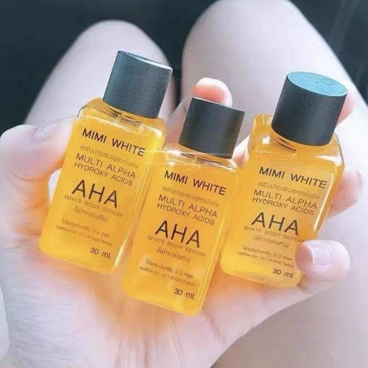 Mimi White Whitening Body Essence Oil from ThailandHigh Concentration Acid Improves Rough Skin,Moisturizes and Smooths 30ml